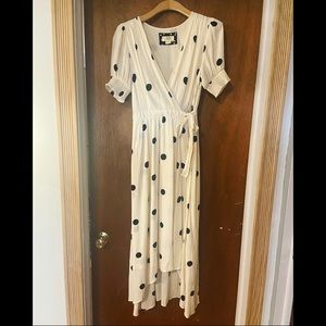 Anthropologie Maeve Polka Dot Dress